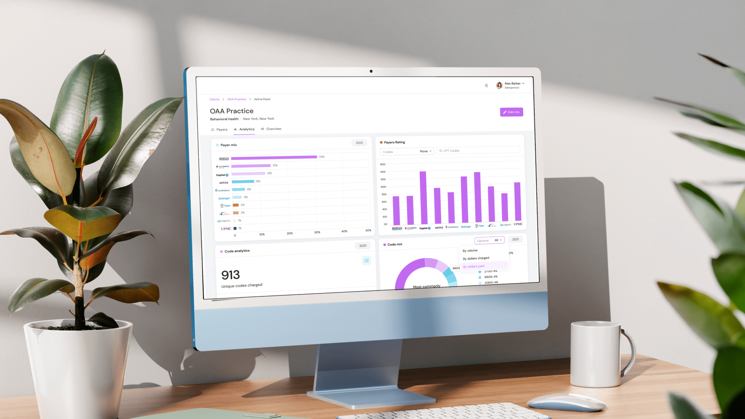Medical contract management system project preview